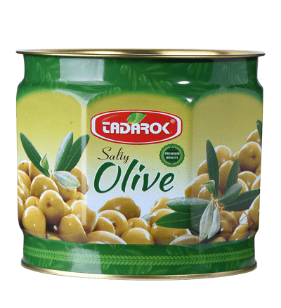 زیتون شور با هسته 5000 گرمی تدارک